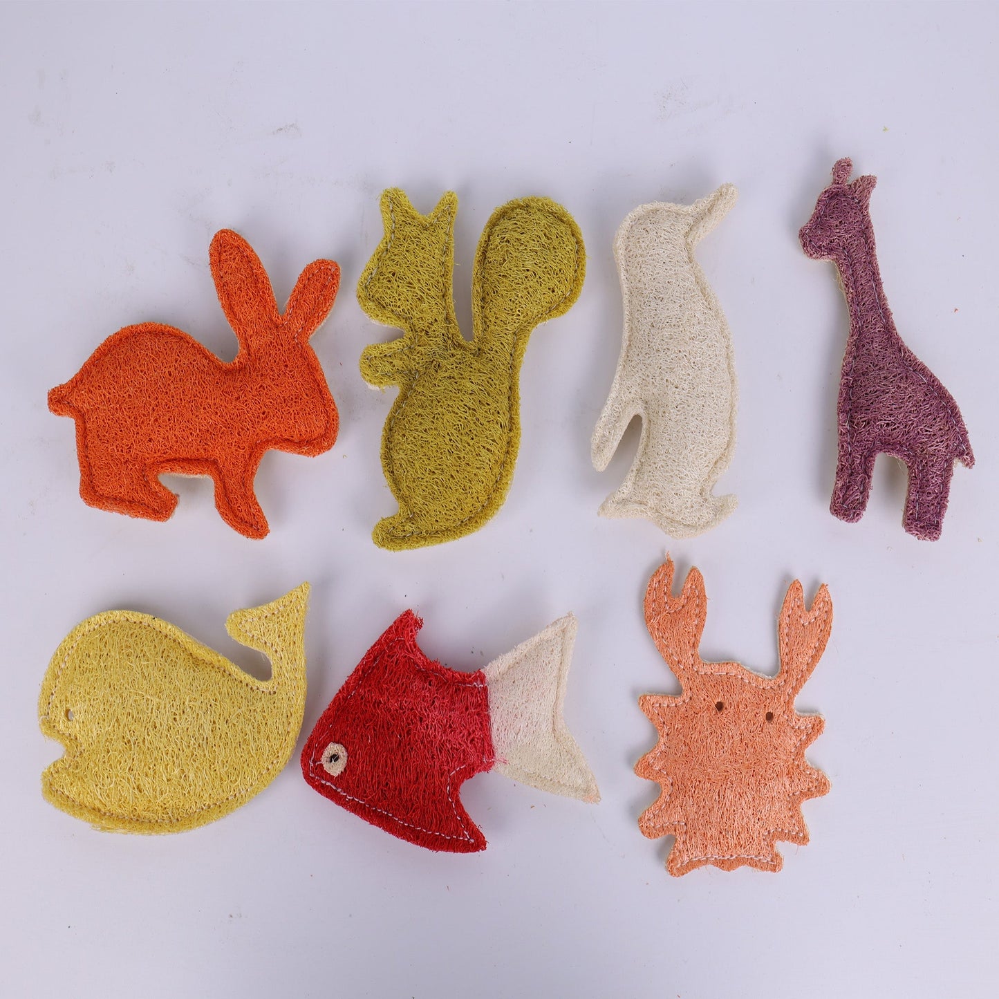 Nature's Chew: Adorable Loofah Pet Toys