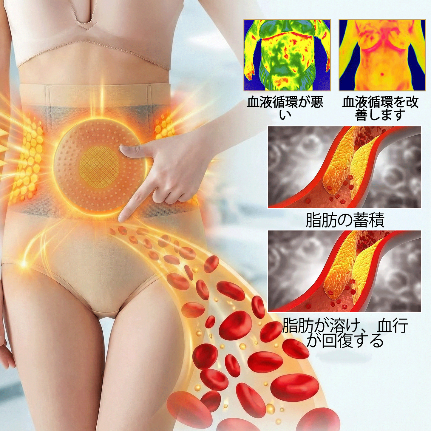 🎽 PEARLMOON®4in1 サーモジェニックシェイピングショーツ（モリンガ＆ベルベリン配合） – ⚡ 体型補整・代謝サポート・デイリー着用向けコンプレッションショーツ（30分ルーティン）🌸