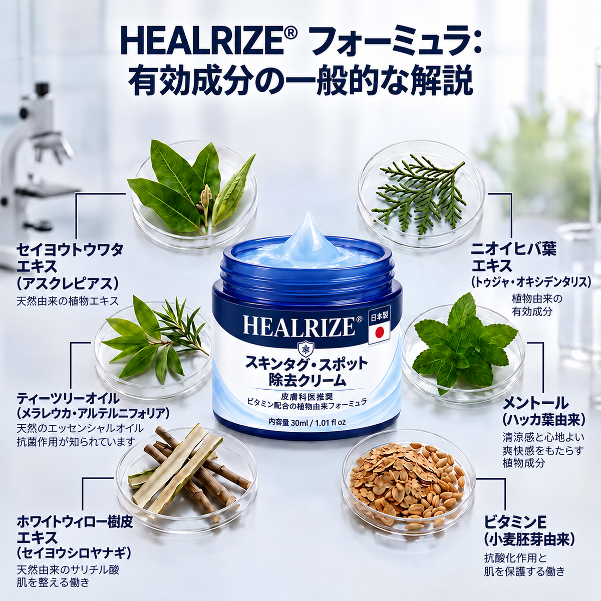 𝐇𝐞𝐚𝐥𝐫𝐢𝐳𝐞® 🥝🩵 肌のイボや気になる色素沈着を7日間集中ケア（やさしい処方で痛みなし・跡が残りにくい）🌿