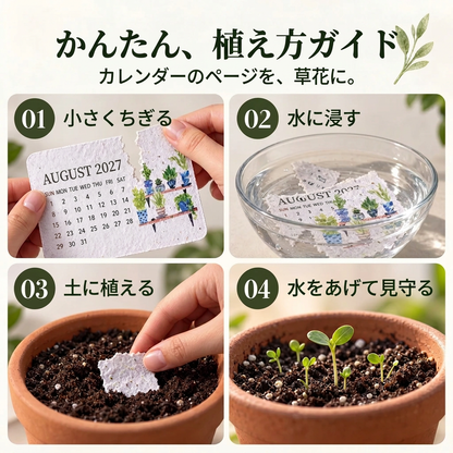 植え方の4ステップを紹介する日本語ガイド